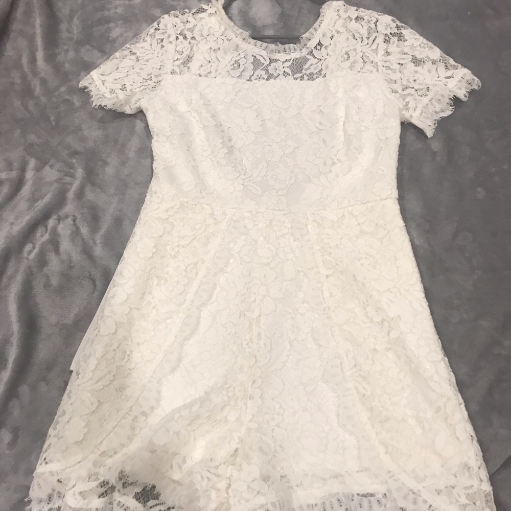 White Francesca's romper